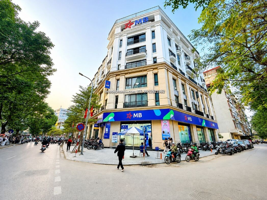 Bán Shophouse 82 Chùa Láng (Langs Village Đống Đa), 120m2, 9 Tầng Có Hầm, 2 Mặt Tiền Kinh Doanh Đỉnh