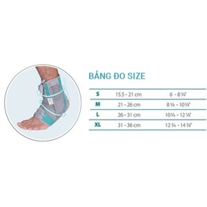 Đai bảo vệ cổ chân Aergo CPO-7701