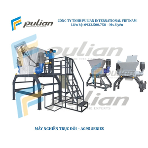 MÁY NGHIỀN TRỤC ĐÔI - Model: AG95-2100