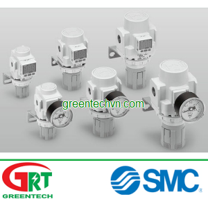 Air pressure regulator / piston / single-stage / precision 1/8 - 1/2, 0.005 - 0.6 MPa | ARP series