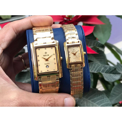 Đồng hồ cặp đôi chính hãng Aolix al 9046 - mkv