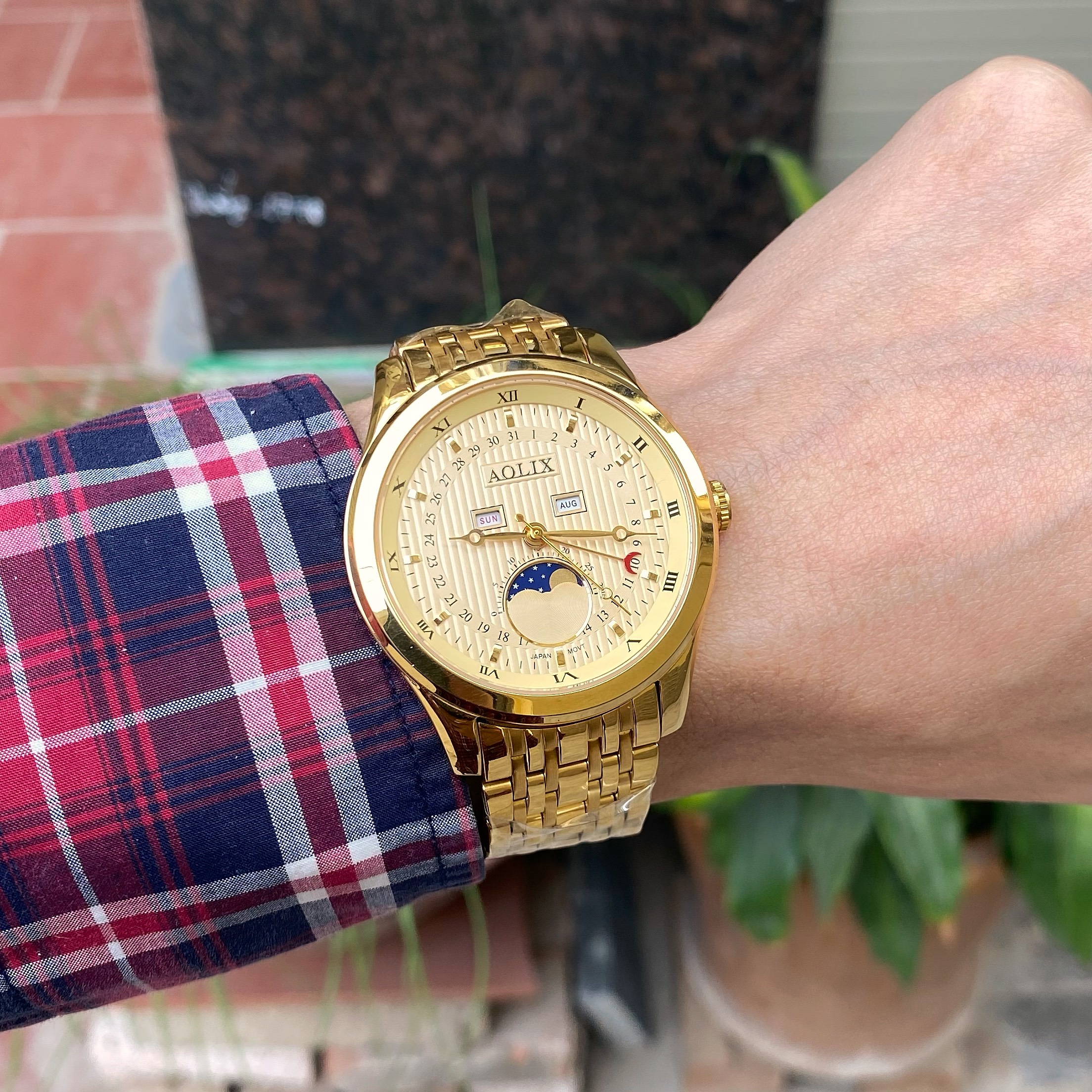 ĐỒNG HỒ AOLIX AL7073G TRĂNG SAO