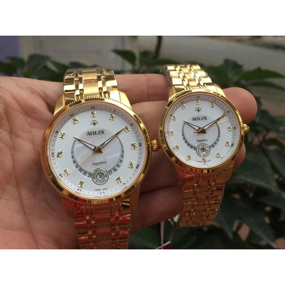 Đồng hồ cặp đôi chính hãng Aolix al9136g - mkt