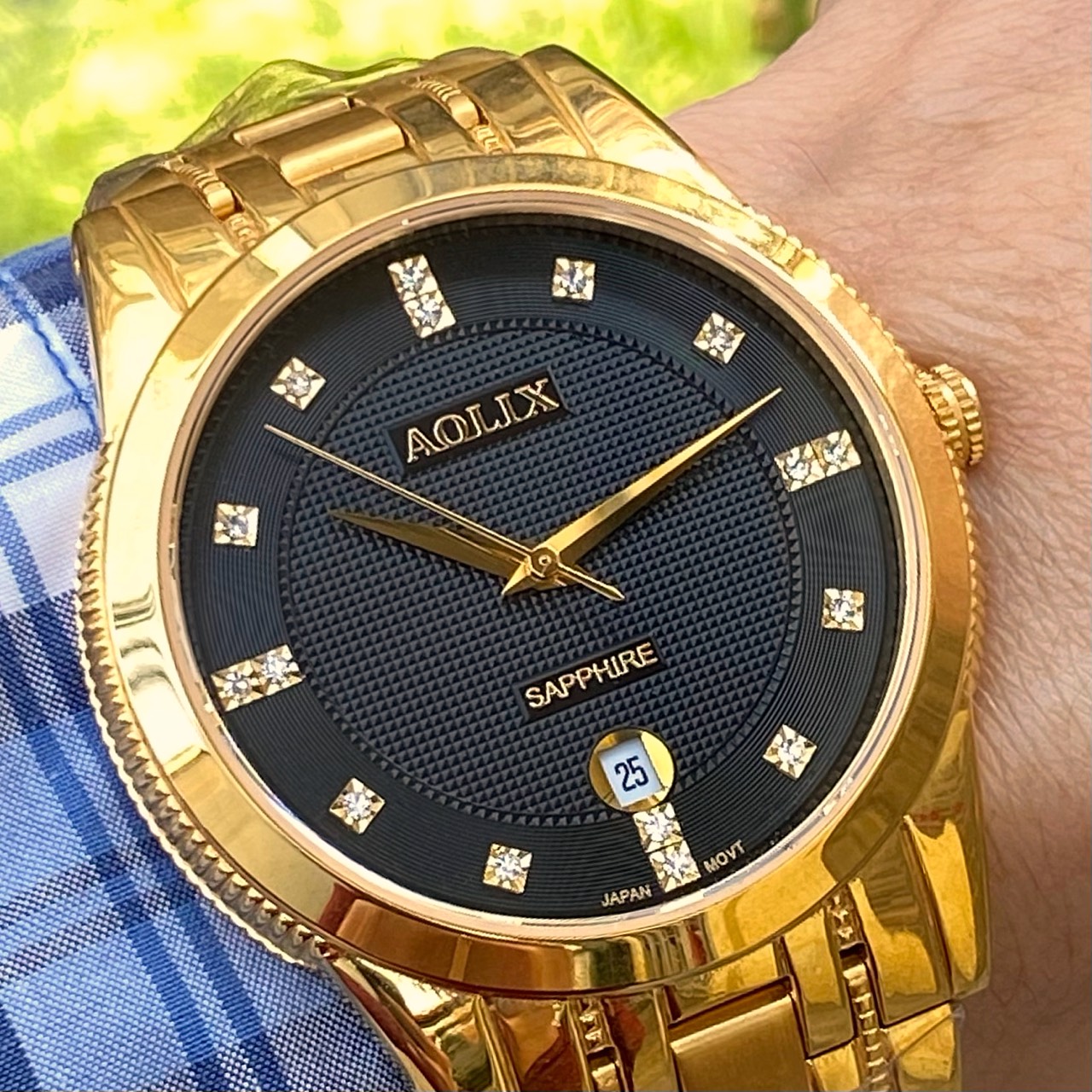 Đồng hồ Aolix Sapphire AL9140G