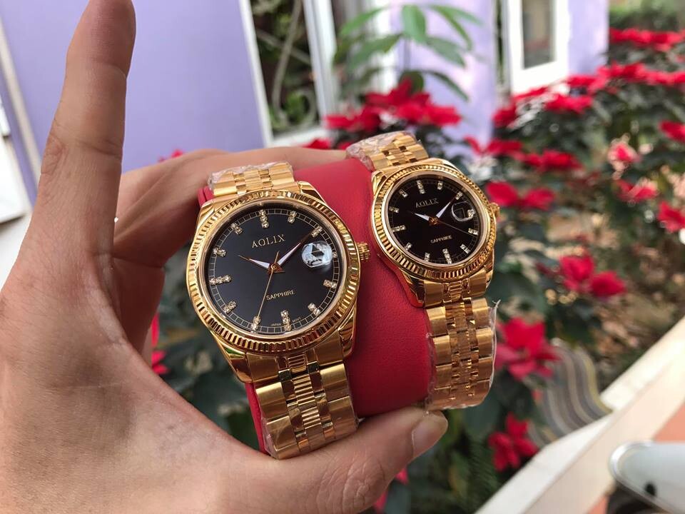 đồng hồ cặp đôi chính hãng aolix al 9145 - mkd | hieutin.com