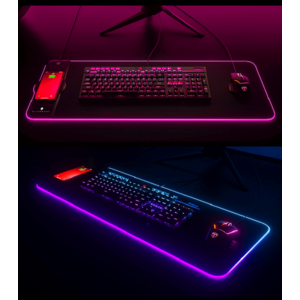 Bộ sạc không dây Alienware 15W Qi Wireless Charging RGB Gaming Computer Keyboard Pad Mouse