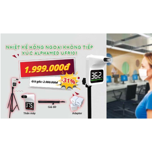 Nhiệt kế hồng ngoại treo tường Alphamed UFR101