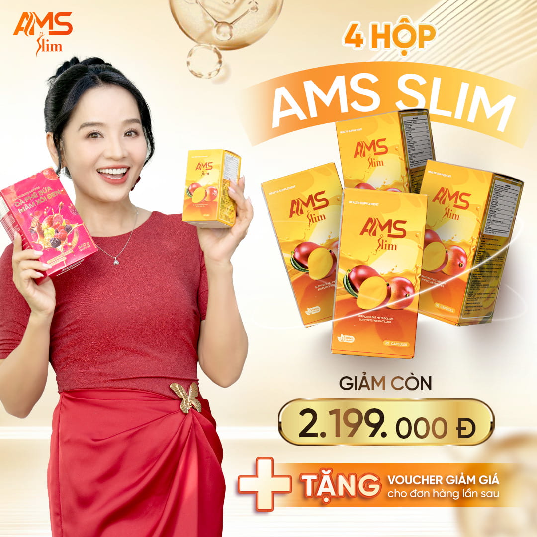 Combo 4 Hộp - AMS SLIM