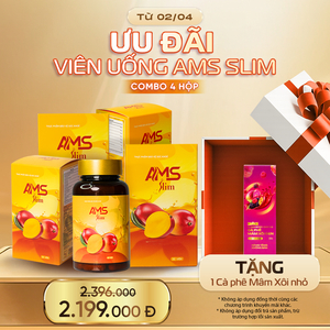 Combo 4 Hộp - AMS SLIM