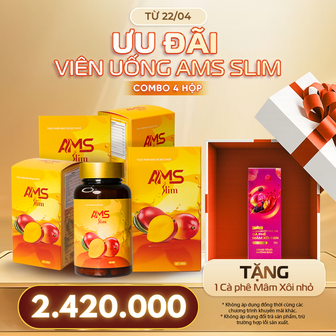 Combo 4 Hộp - AMS SLIM