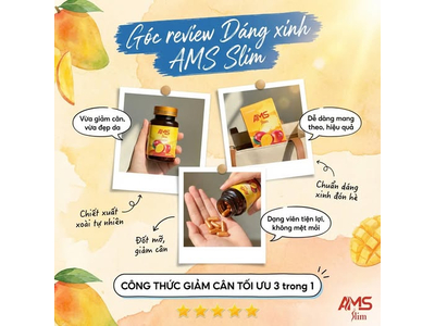 Ams Slim - Viên uống hỗ trợ giảm cân được nhiều người lựa chọn
