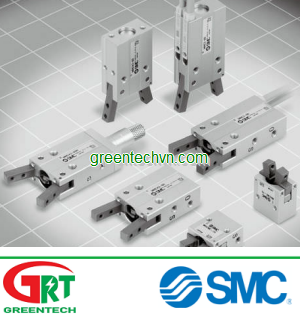 Angular gripper / pneumatic / 2-jaw / compact ø 6 - 7 mm | MHC2 series | SMC Vietnam | Khí nén SMC