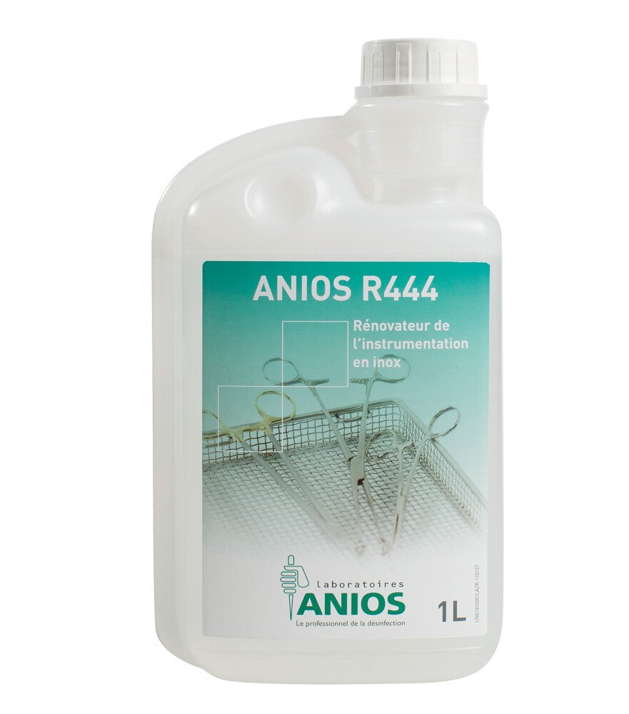 Anios R444 Dung dịch làm sáng bóng dụng cụ kim loại và loại bỏ những vết mờ ố, rỉ sét