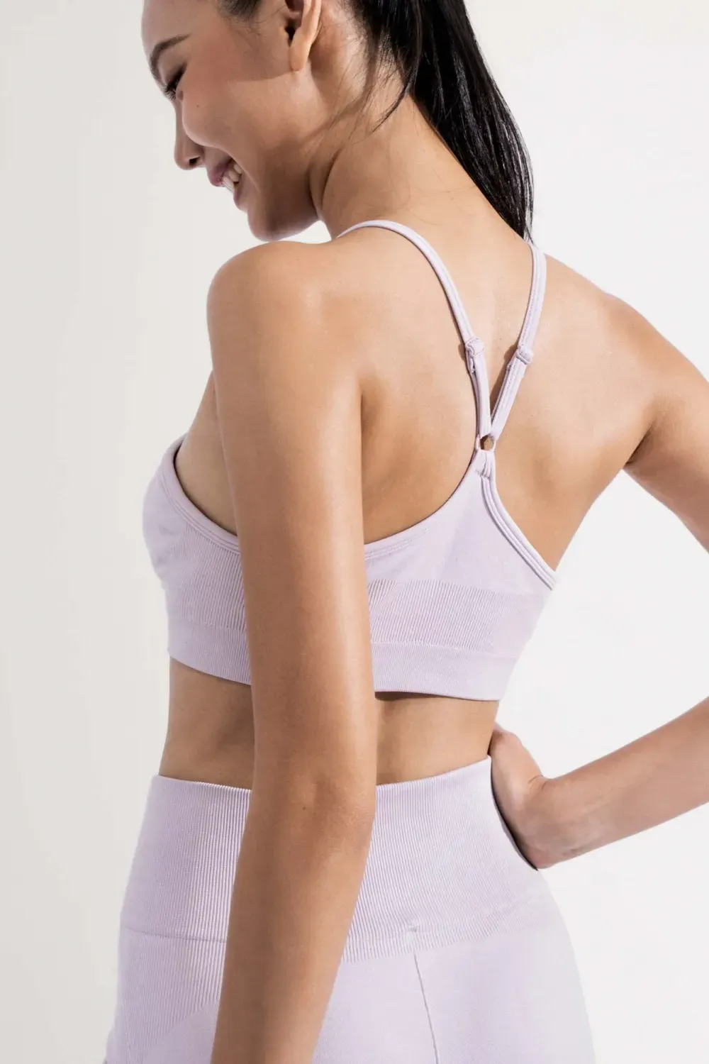 Áo bra nữ thể thao hai dây.Slim cropped