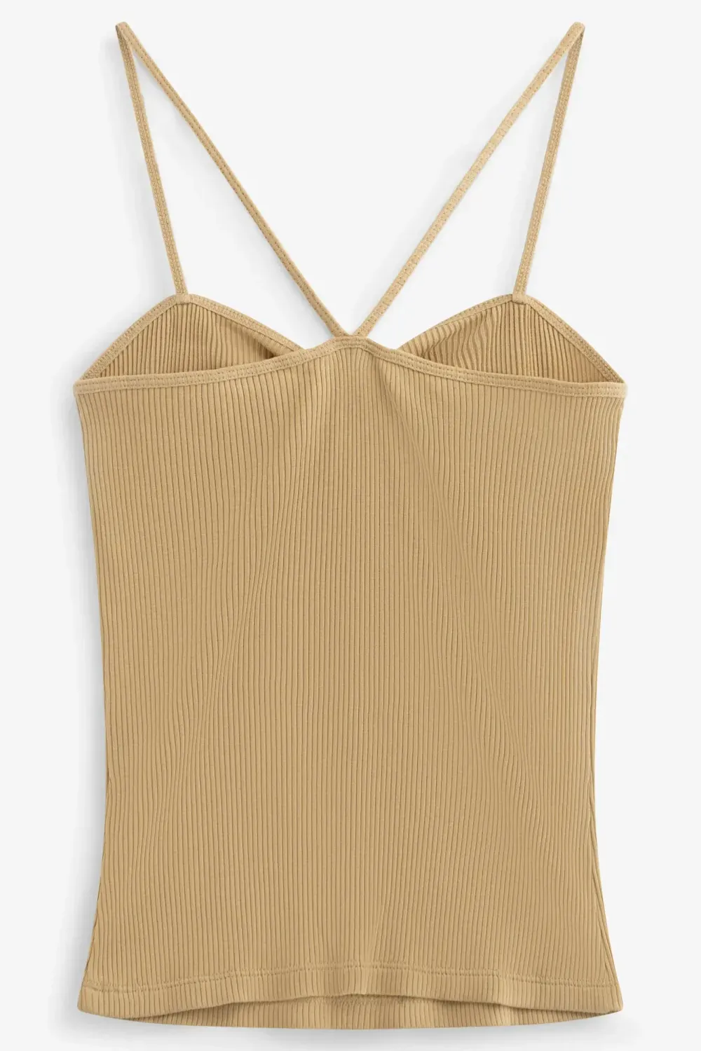 Áo hai dây cổ tim Slim