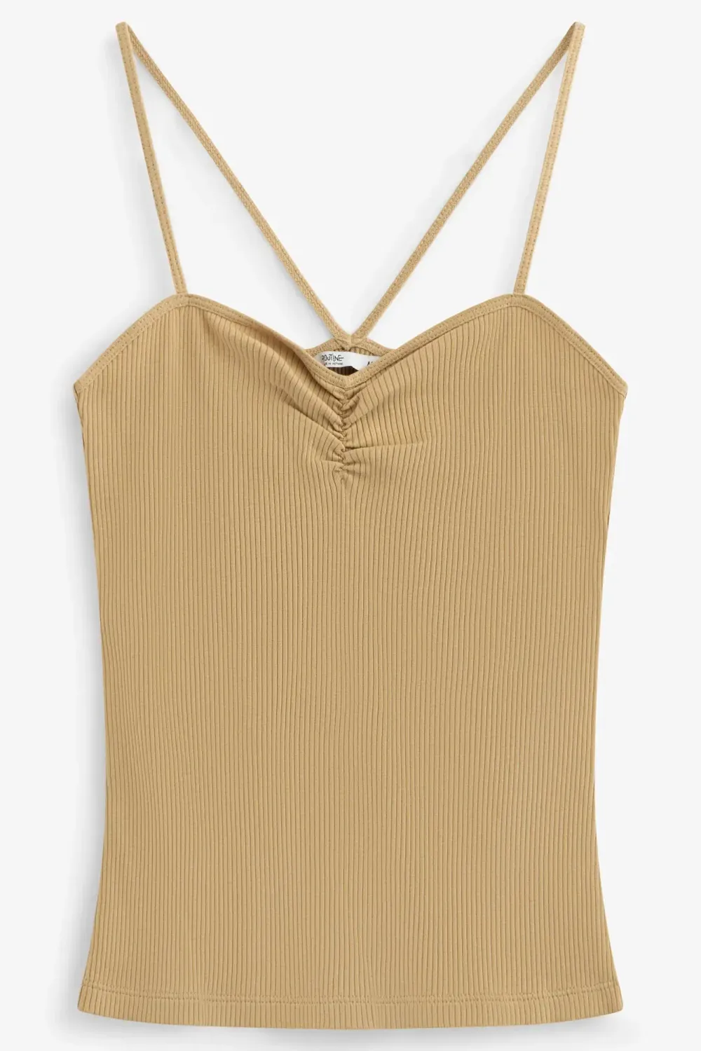 Áo hai dây cổ tim Slim