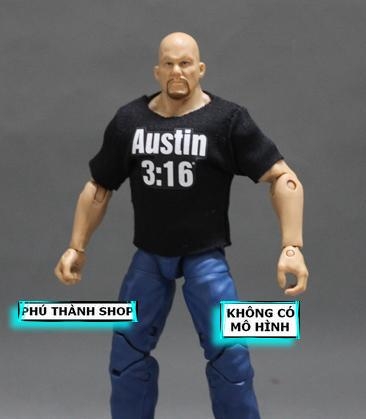 ÁO MÔ HÌNH WWE STONE COLD STEVE AUSTIN - AUSTIN 3:16