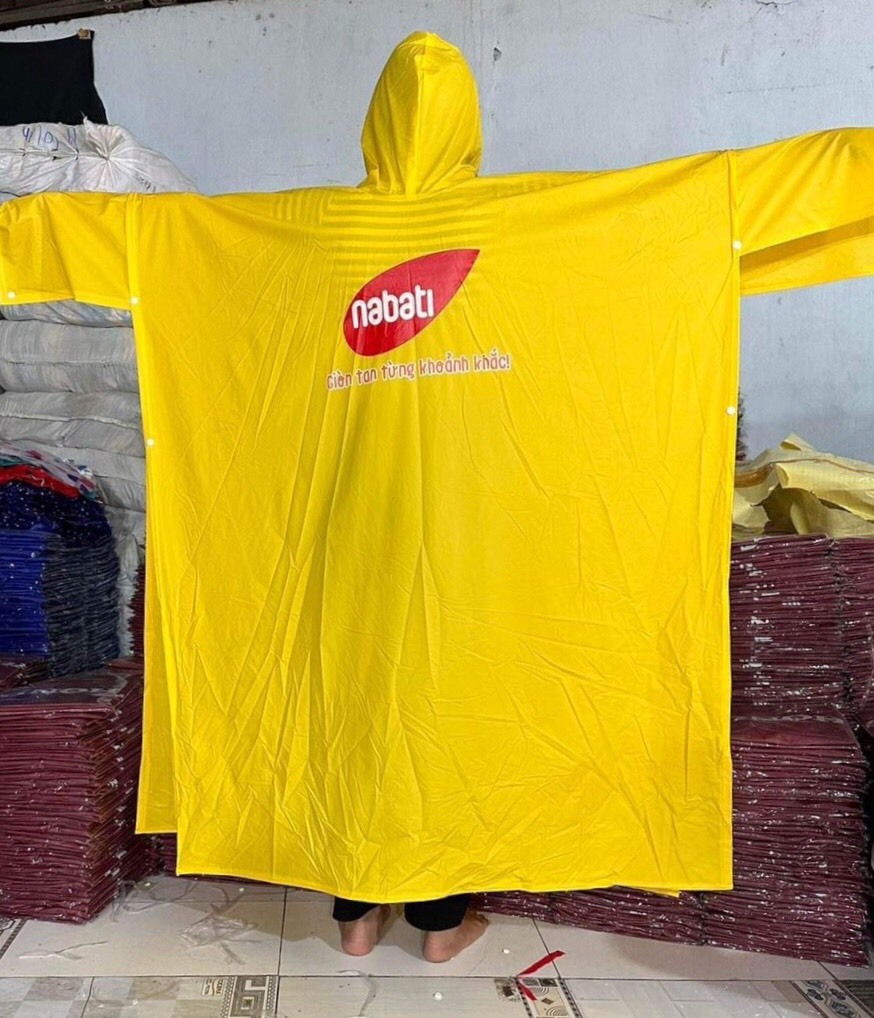 ÁO MƯA QUÀ TẶNG NHỰA LỰC QUÁN