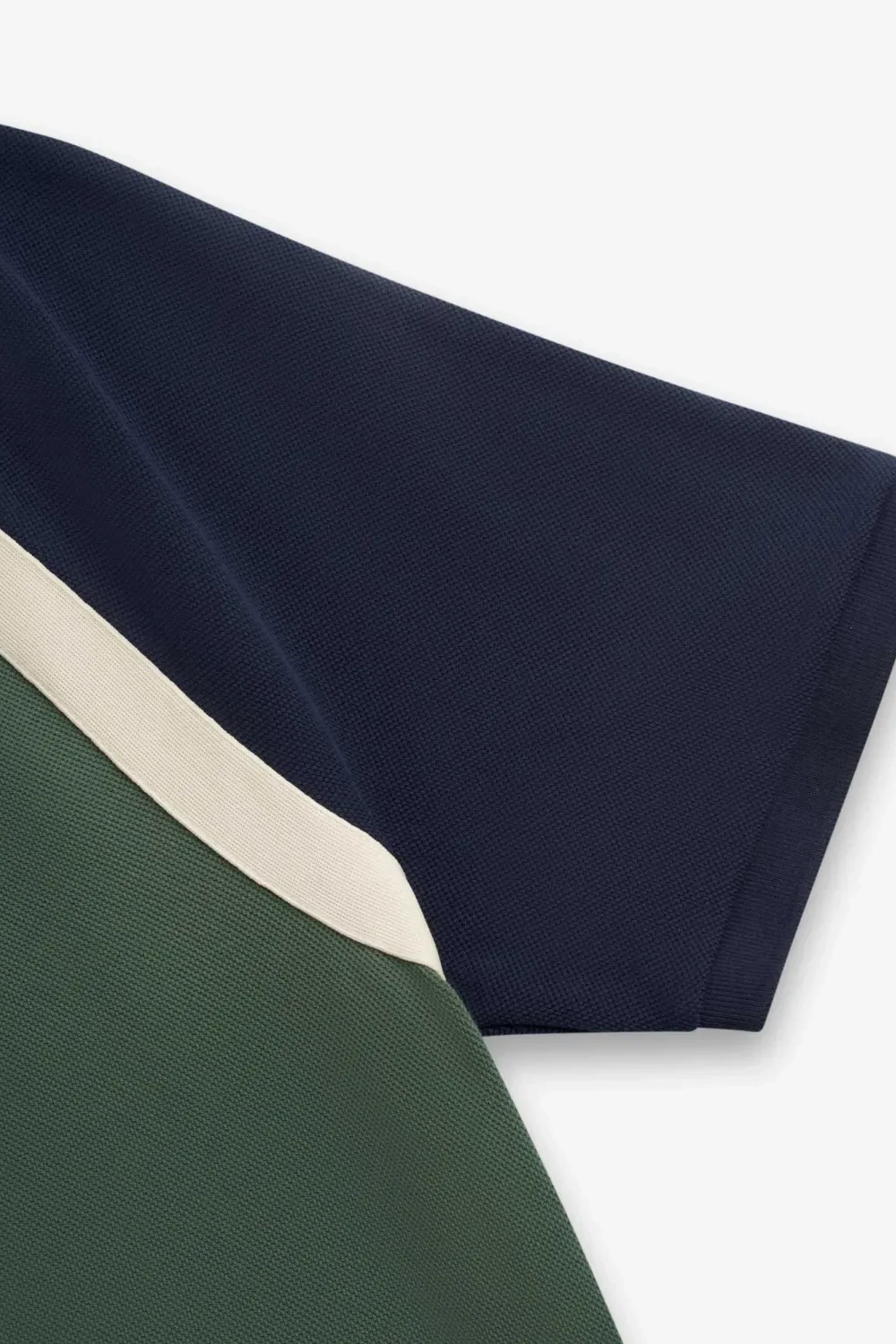 Áo Polo tay raglan phối màu