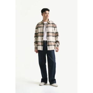 Áo sơ mi nam dài tay flannel. Loose