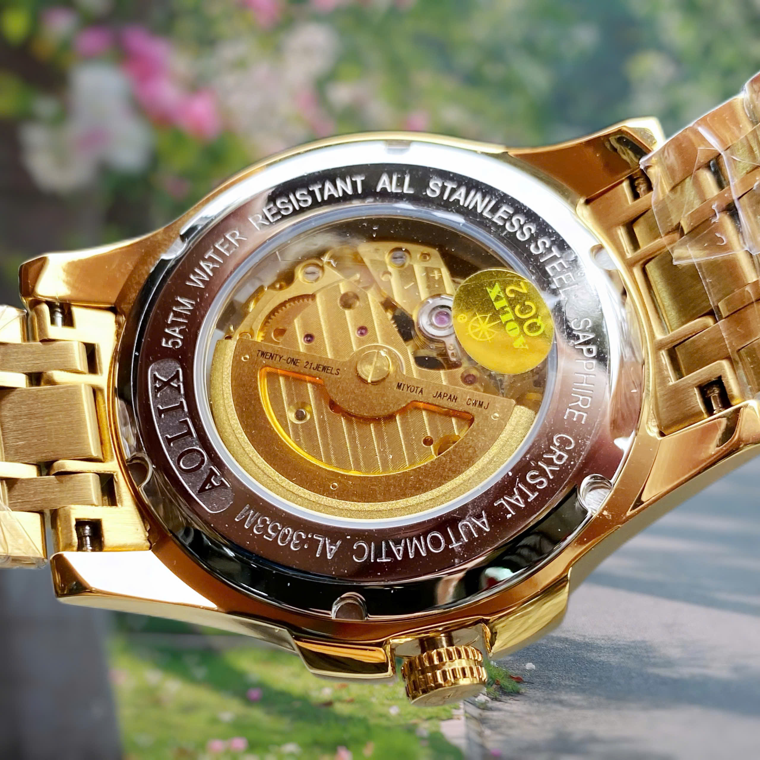 Đồng Hồ Nam Automatic Skeleton Aolix AL3053M – Tôn vinh vẻ đẹp cơ khí tinh xảo và phong cách nam tính