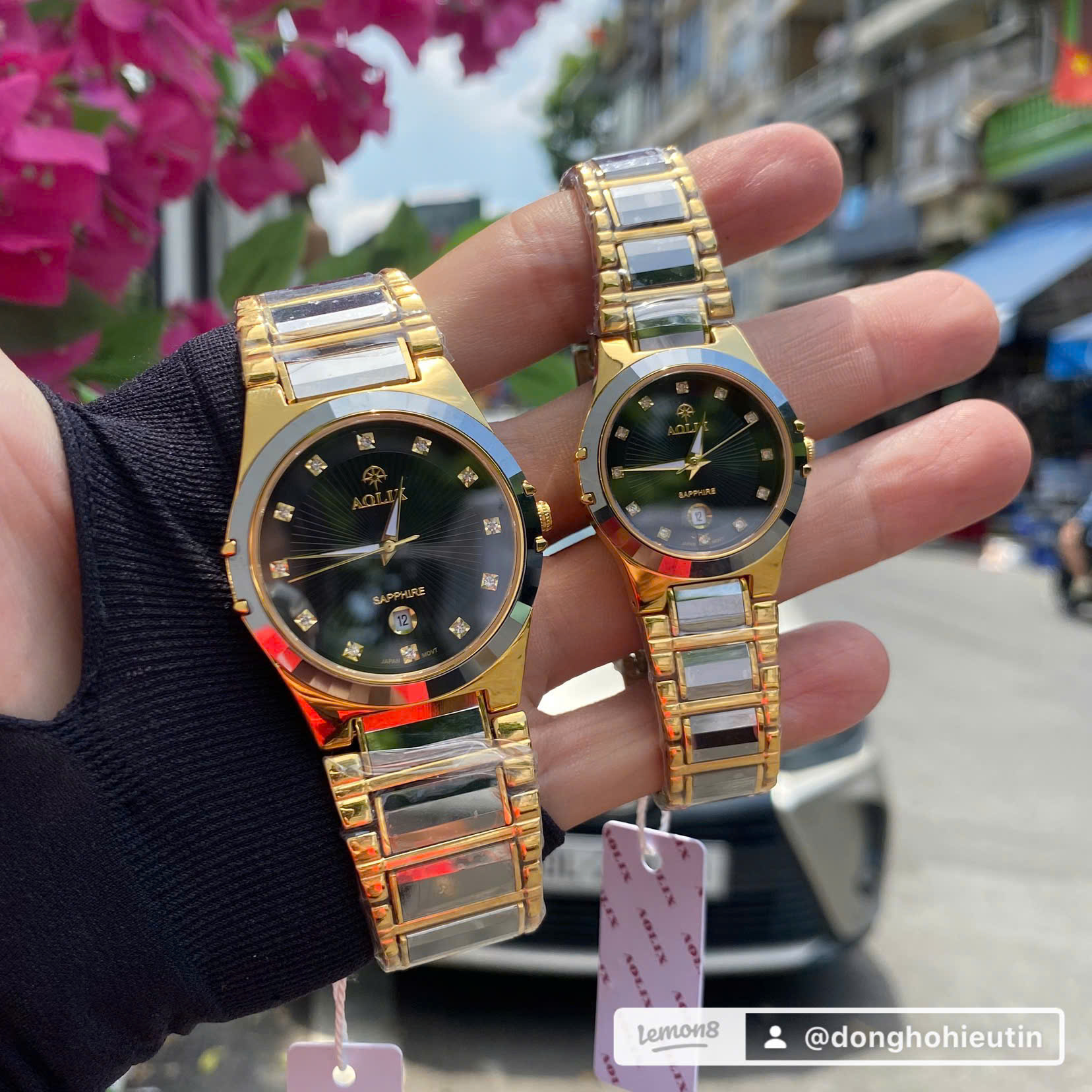 Đồng Hồ Cặp Đôi Aolix AL6824G Chính Hãng - Món Quà Tình Yêu