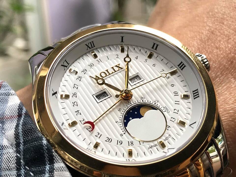 ĐỒNG HỒ AOLIX AL7073G TRĂNG SAO