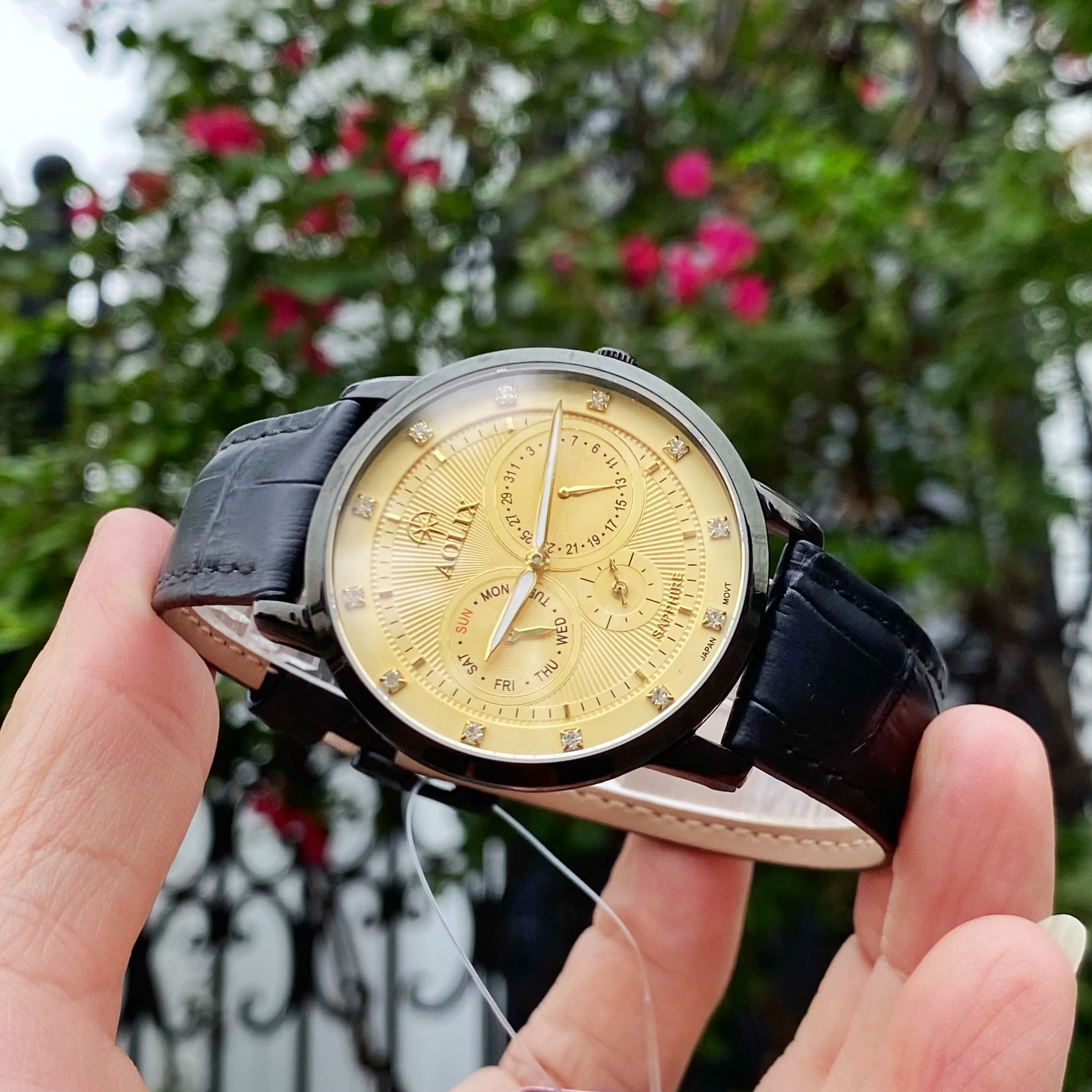 ĐỒNG HỒ AOLIX DÂY DA AL7081G