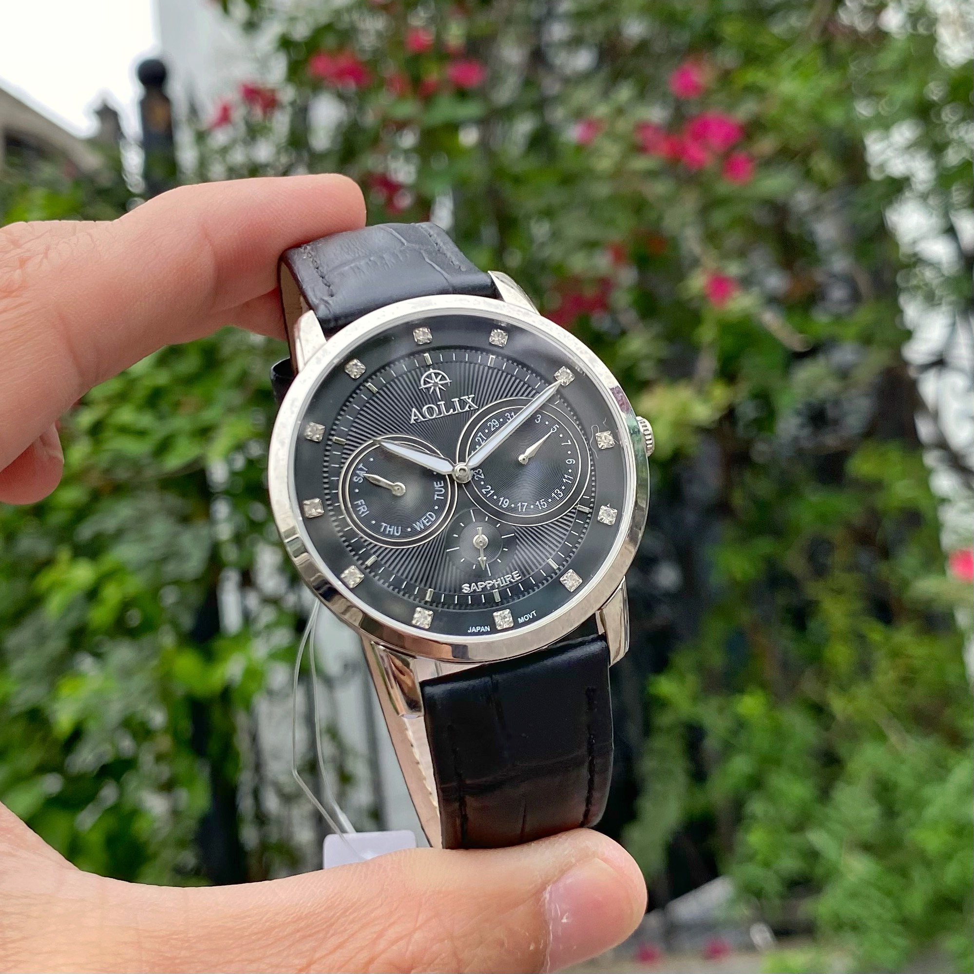 ĐỒNG HỒ AOLIX DÂY DA AL7081G