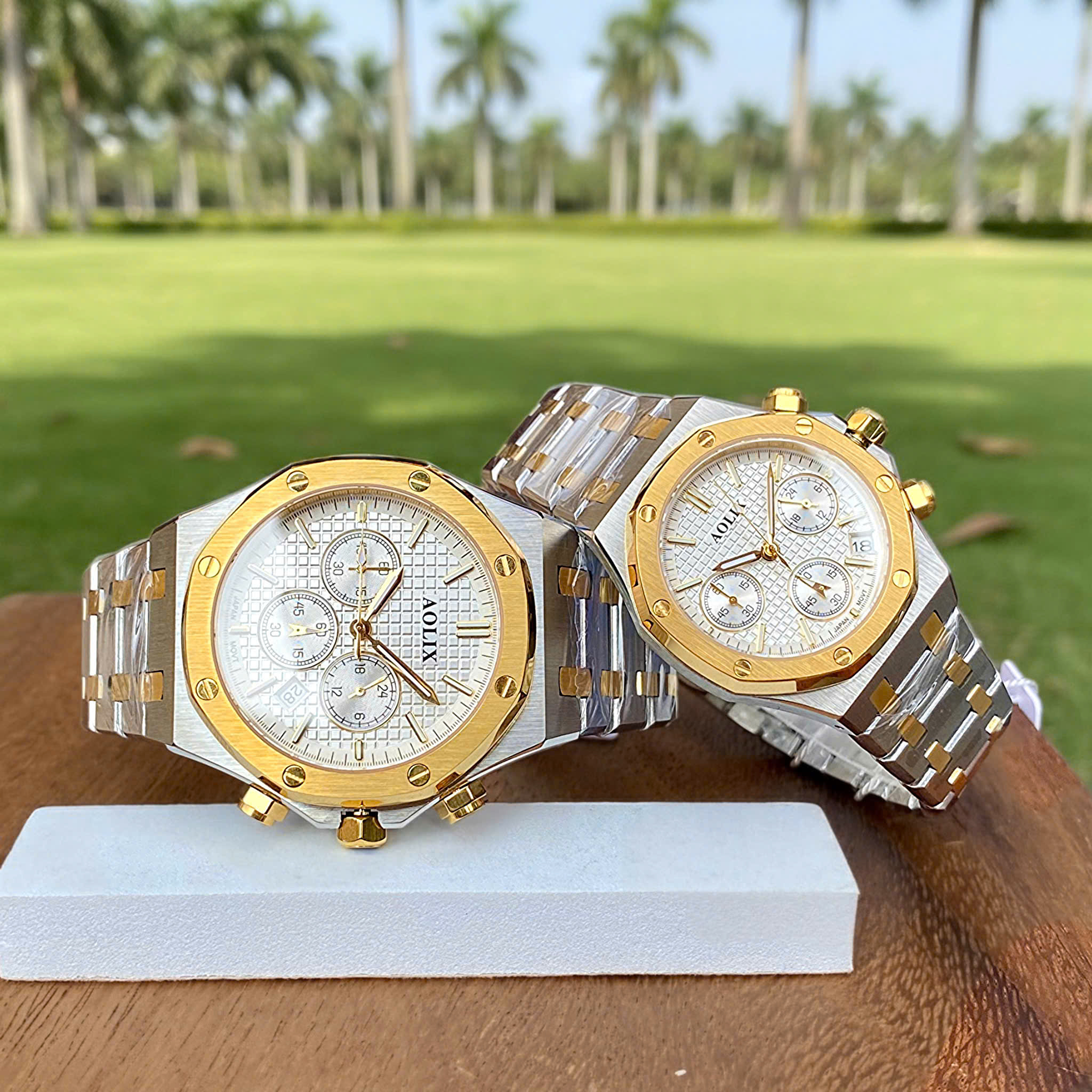 Cặp Đôi Đồng Hồ Aolix AL7092G - Biểu Tượng Phong Cách Luxury Sport Thượng Lưu