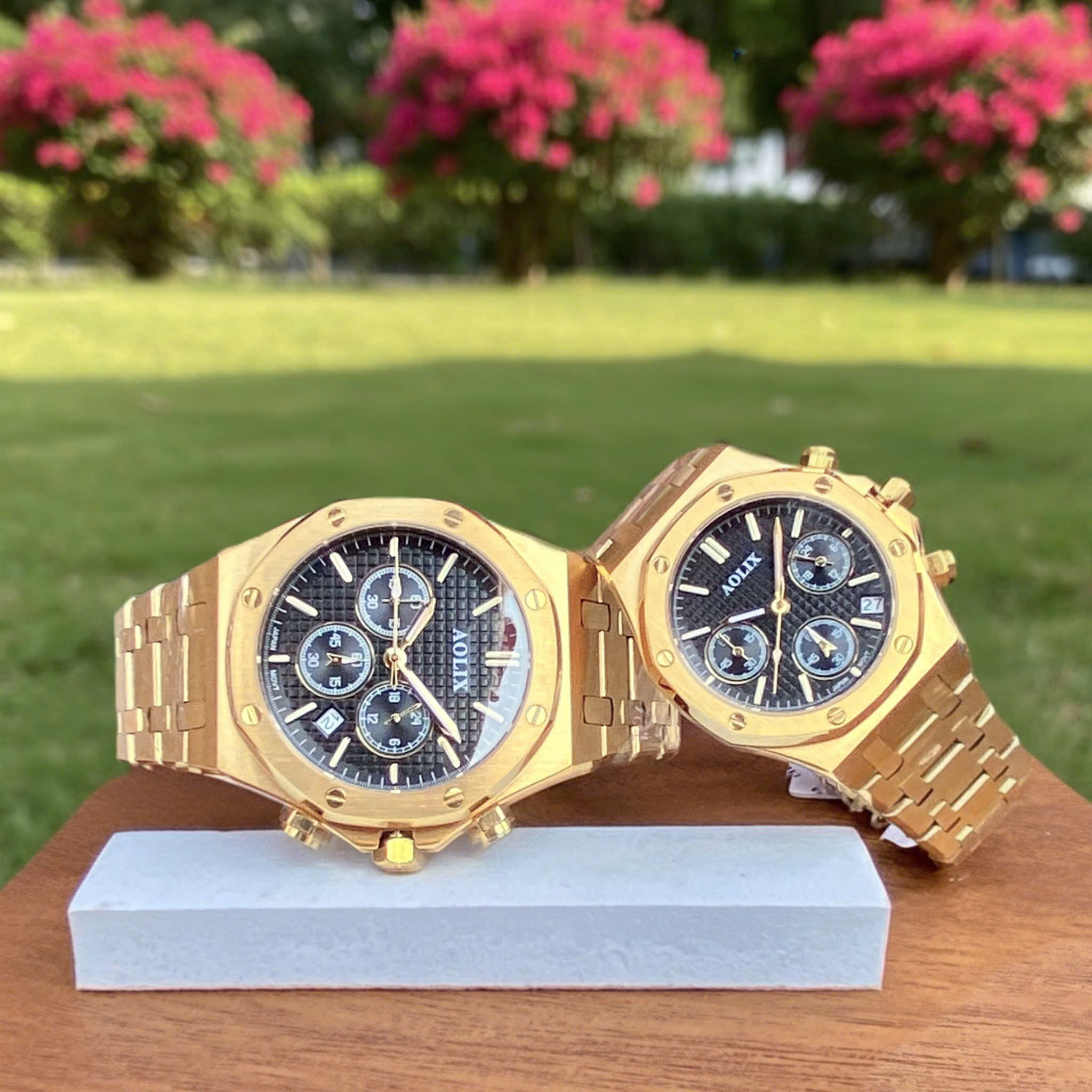 Cặp Đôi Đồng Hồ Aolix AL7092G - Biểu Tượng Phong Cách Luxury Sport Thượng Lưu