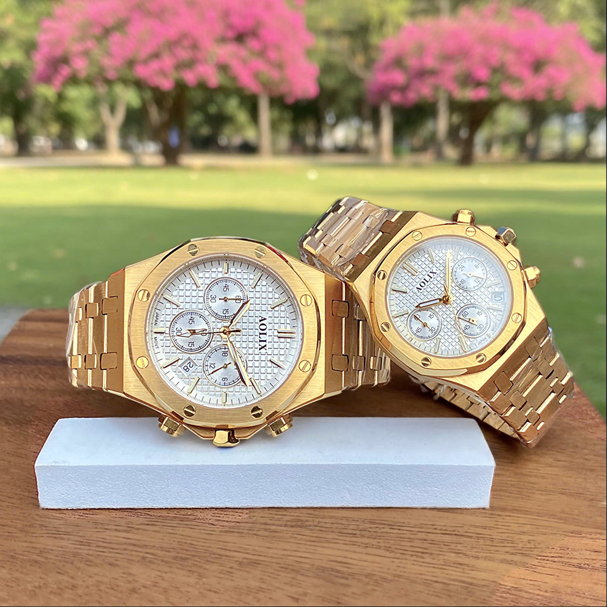 Cặp Đôi Đồng Hồ Aolix AL7092G - Biểu Tượng Phong Cách Luxury Sport Thượng Lưu