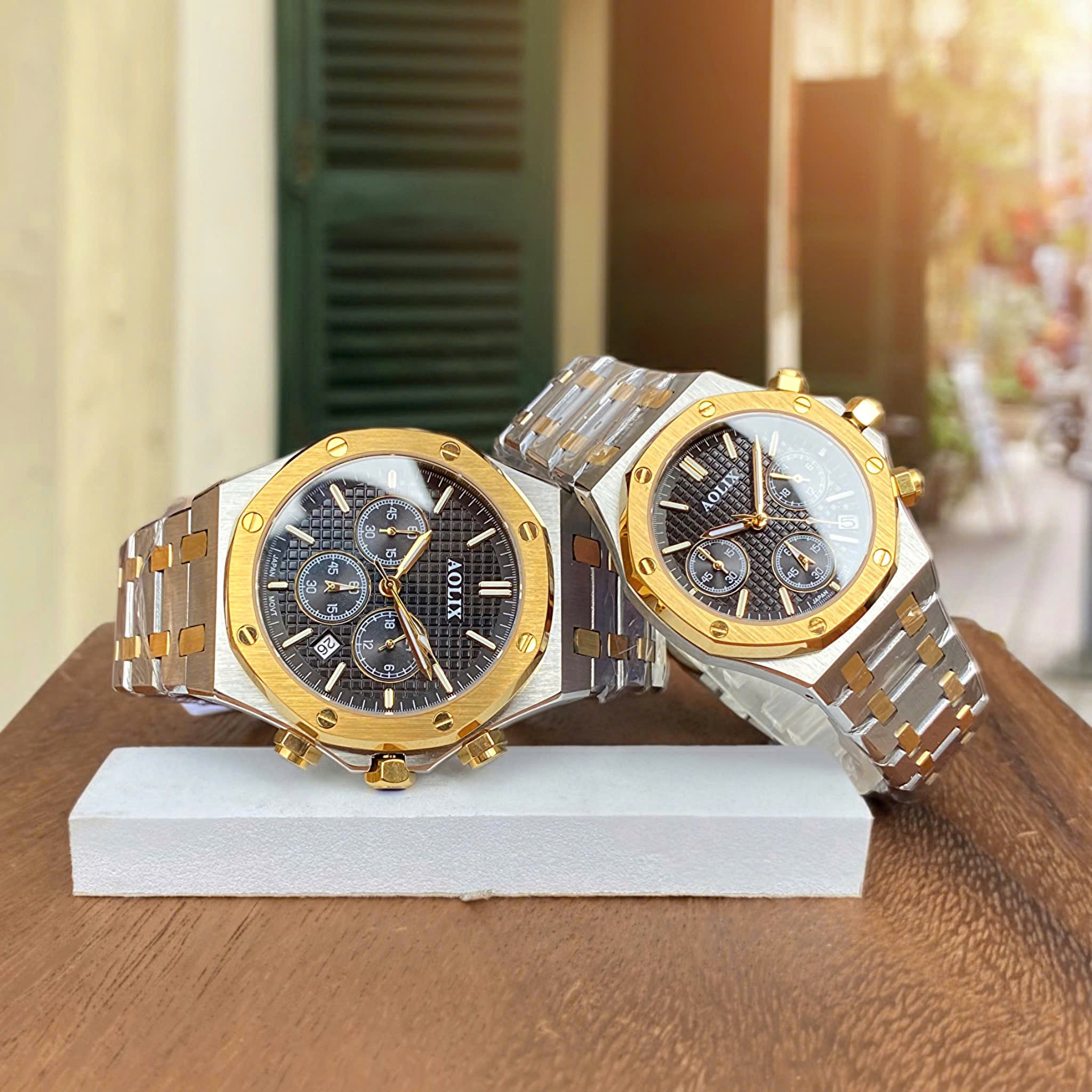 Cặp Đôi Đồng Hồ Aolix AL7092G - Biểu Tượng Phong Cách Luxury Sport Thượng Lưu