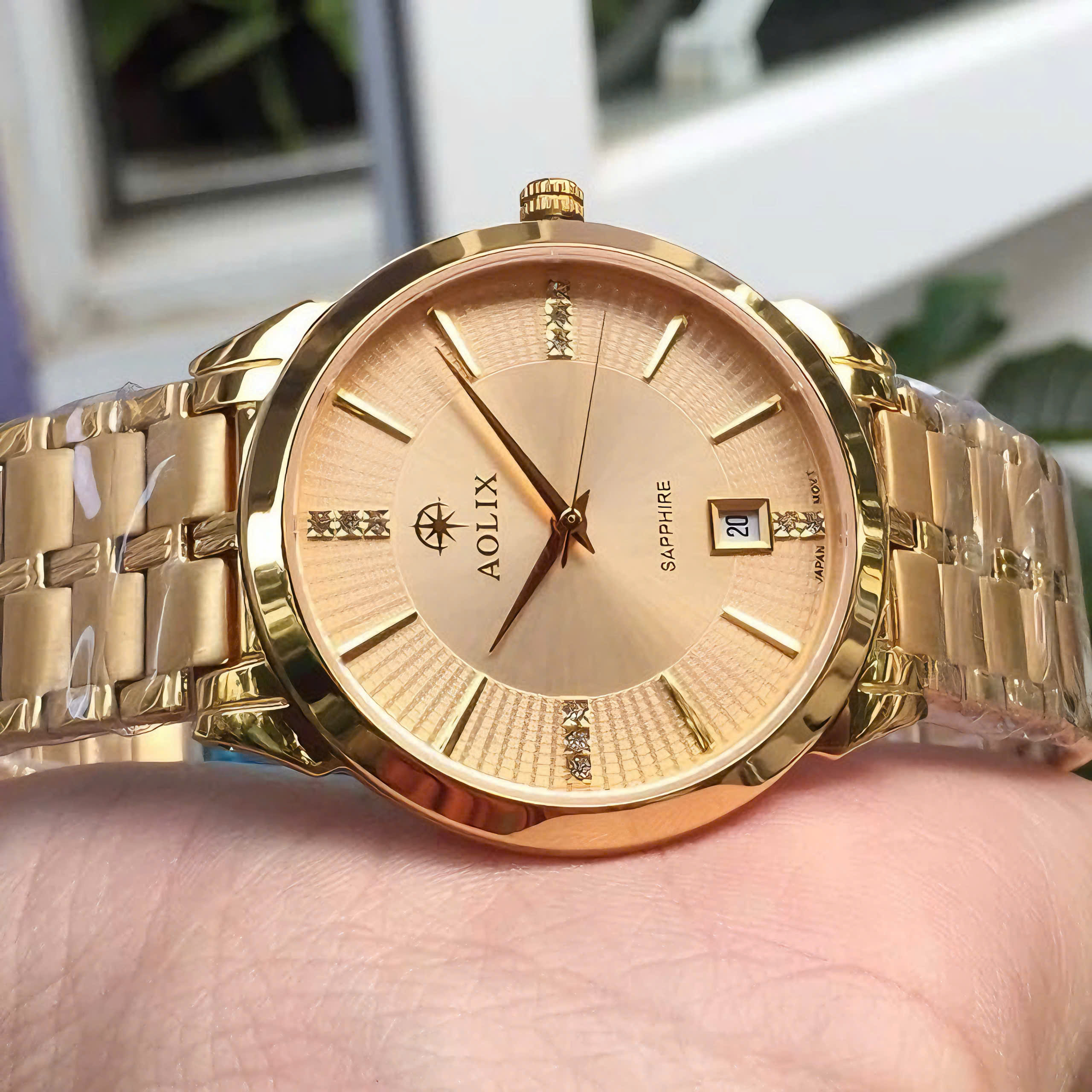 ĐỒNG HỒ AOLIX NAM AL9094G DÂY THÉP CHÍNH HÃNG