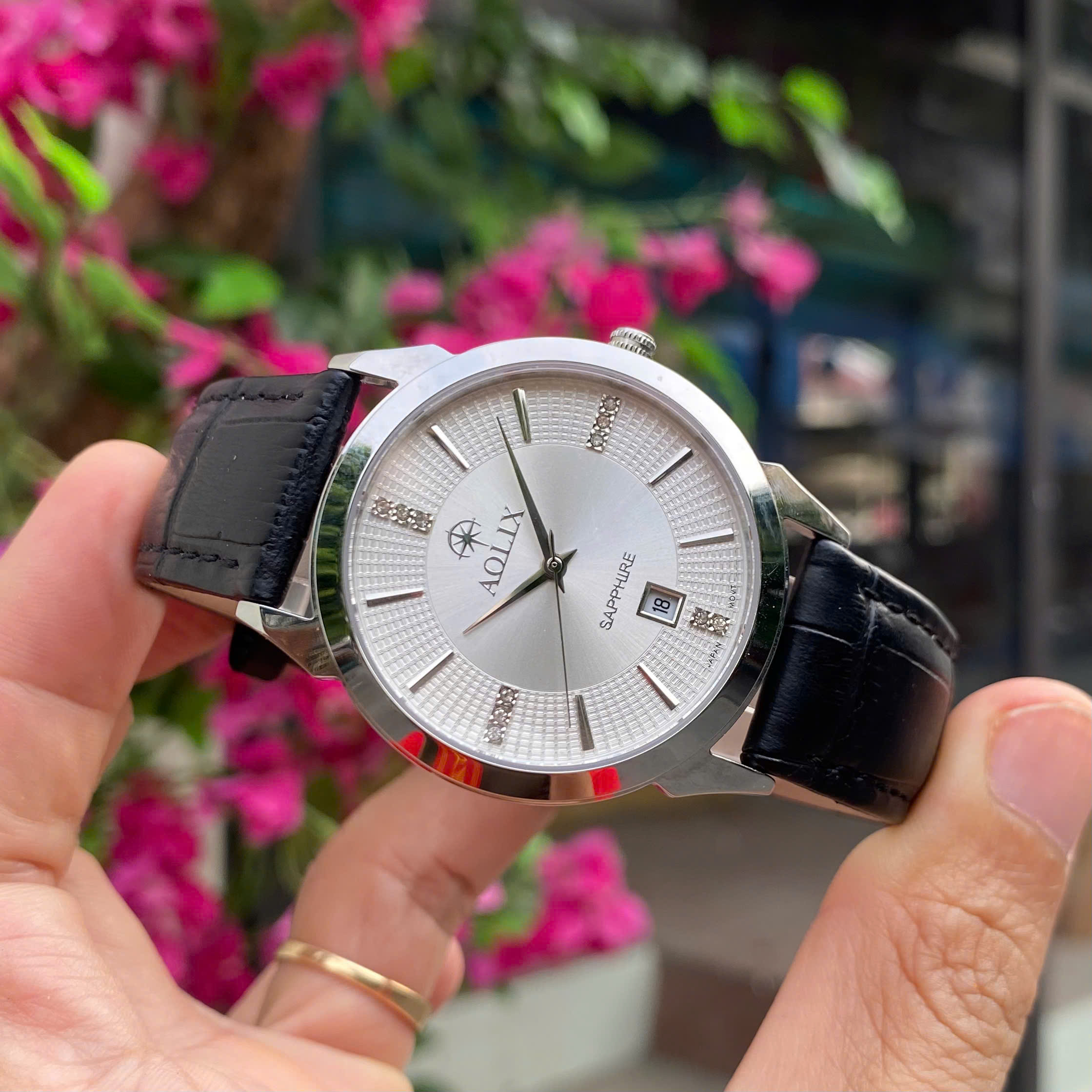 ĐỒNG HỒ AOLIX AL9094G DÂY DA CHÍNH HÃNG