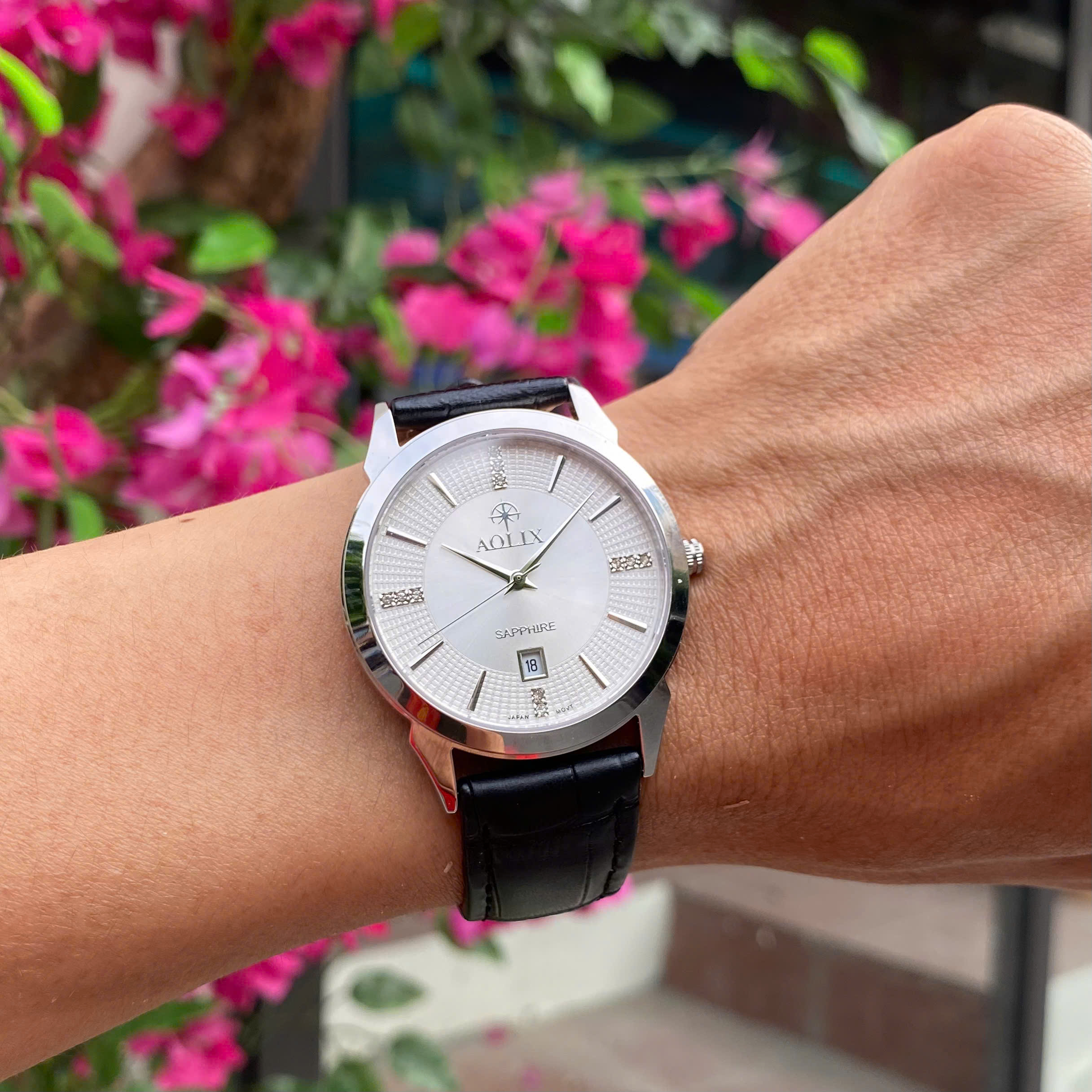 ĐỒNG HỒ AOLIX AL9094G DÂY DA CHÍNH HÃNG