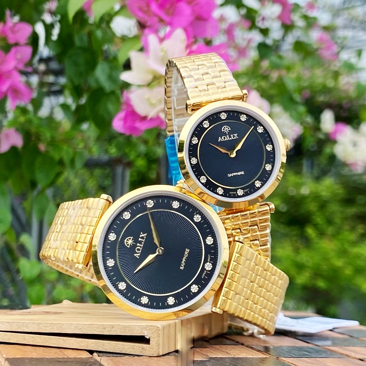 ĐỒNG HỒ AOLIX CẶP ĐÔI AL9152G VÀ AL9152L CHÍNH HÃNG