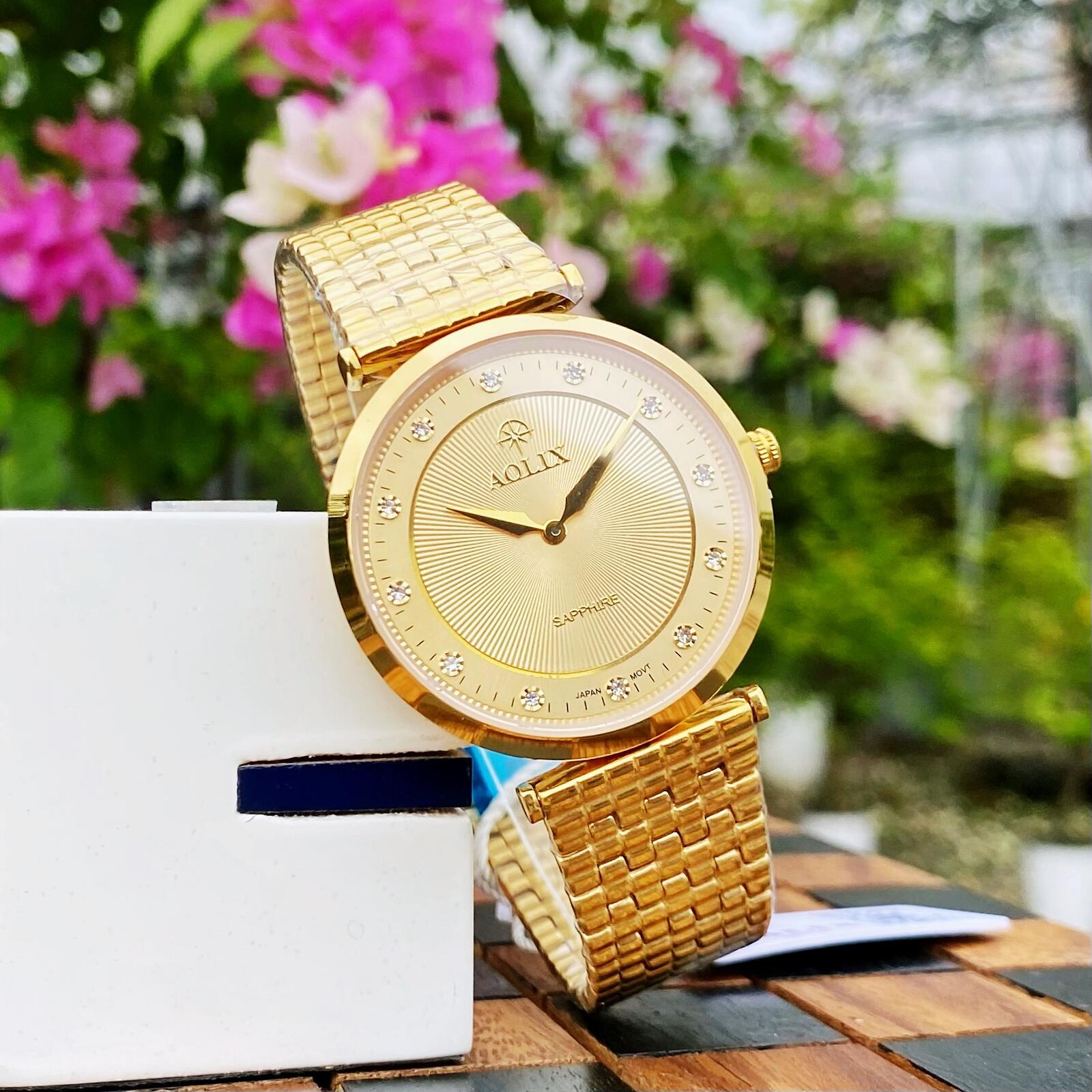 ĐỒNG HỒ AOLIX CẶP ĐÔI AL9152G VÀ AL9152L CHÍNH HÃNG