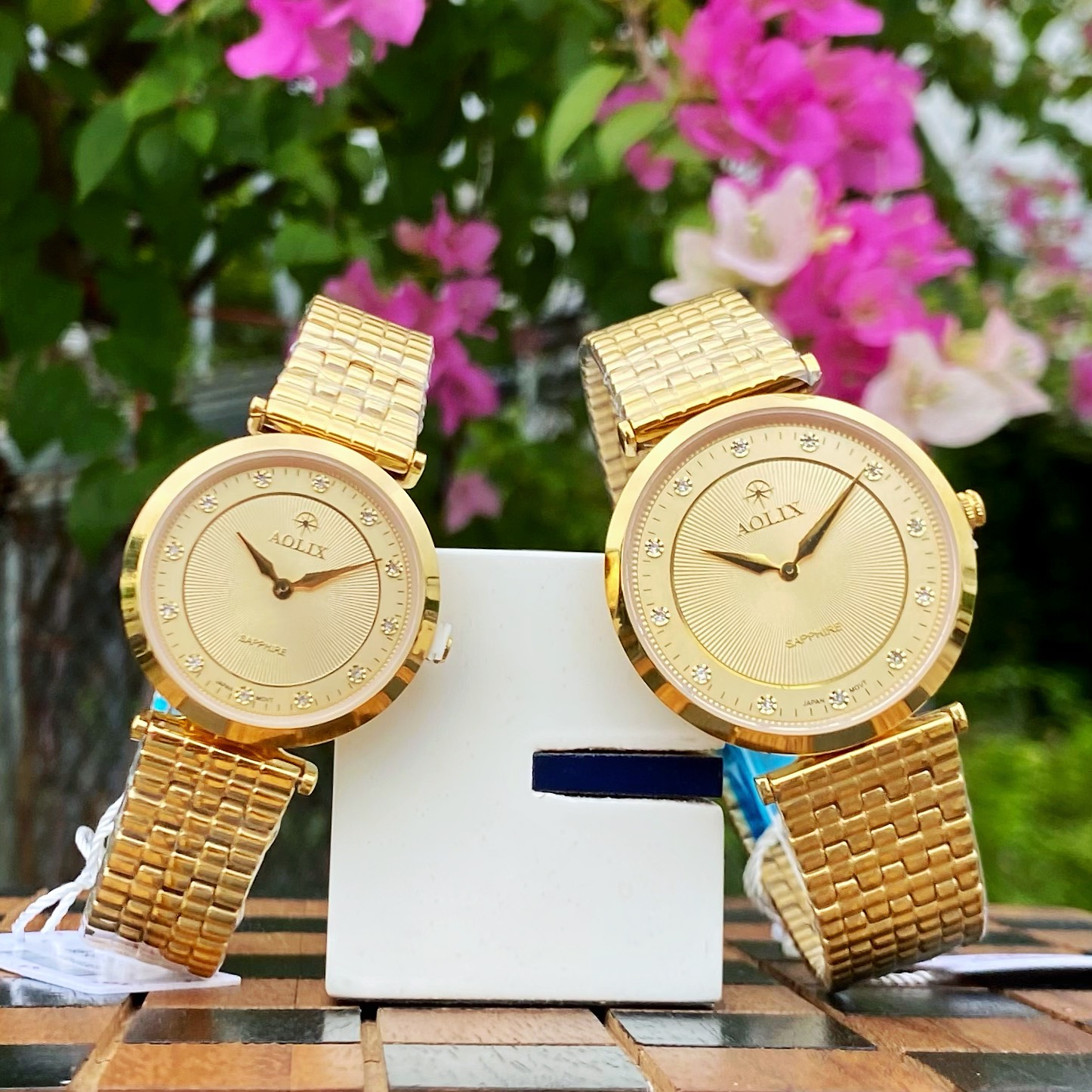 ĐỒNG HỒ AOLIX CẶP ĐÔI AL9152G VÀ AL9152L CHÍNH HÃNG
