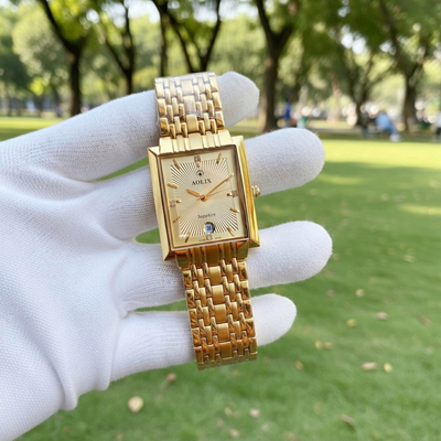 AOLIX AL9161M - Đồng Hồ Nam Mặt Vuông , Thanh Lịch Cho Quý Ông