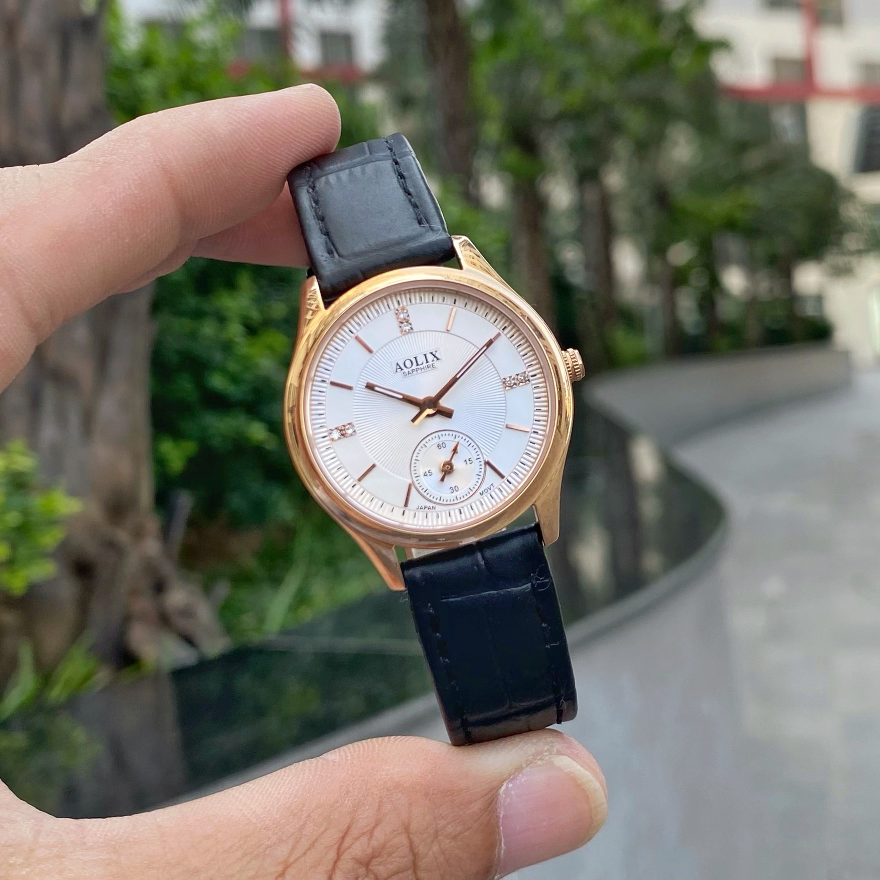 ĐÔNG HỒ AOLIX NỮ DÂY DA AL9169L