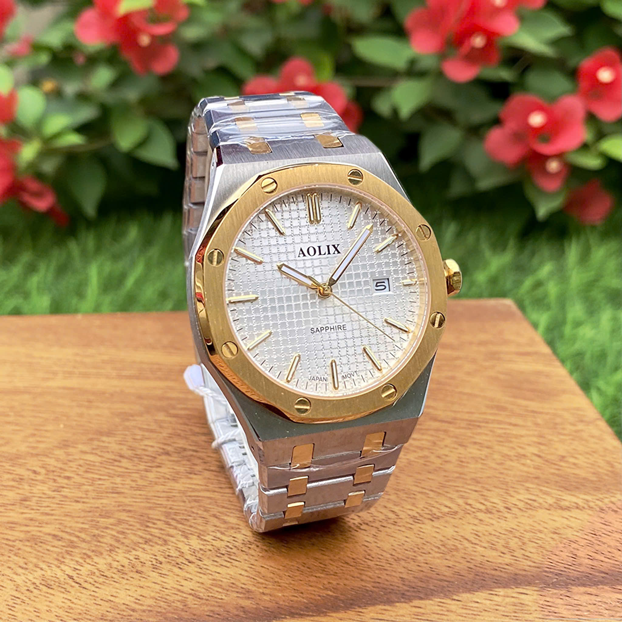 Đồng Hồ Nam Aolix AL9204G: Tiểu Audemars Piguet Của Giới Bình Dân