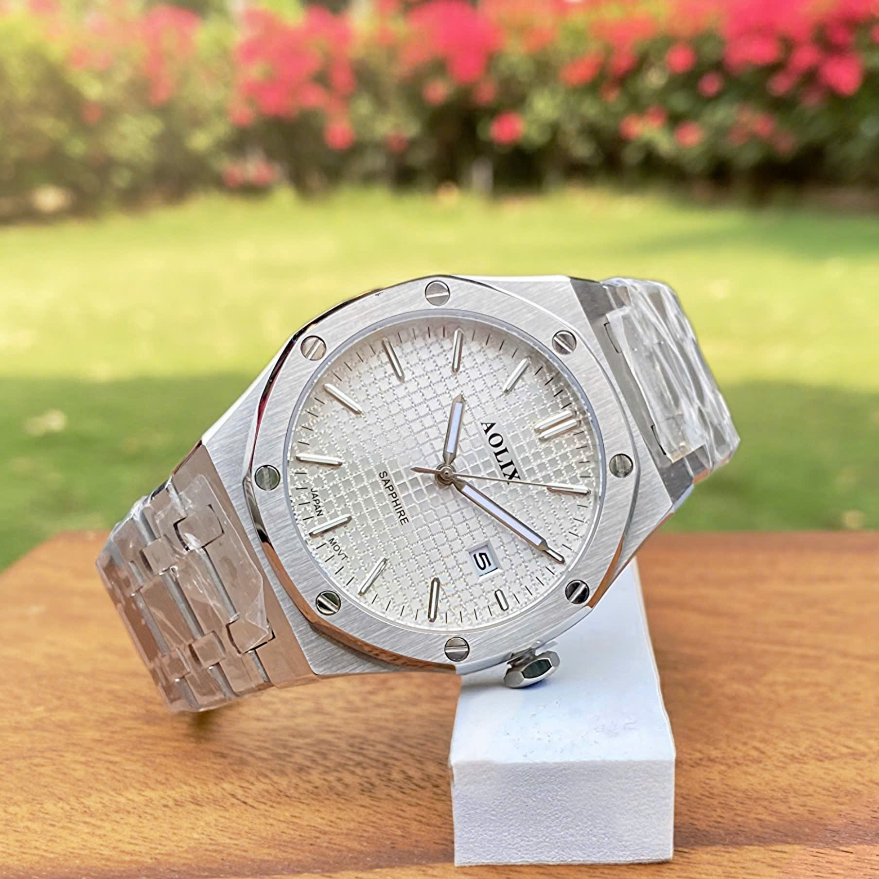 Đồng Hồ Nam Aolix AL9204G: Tiểu Audemars Piguet Của Giới Bình Dân