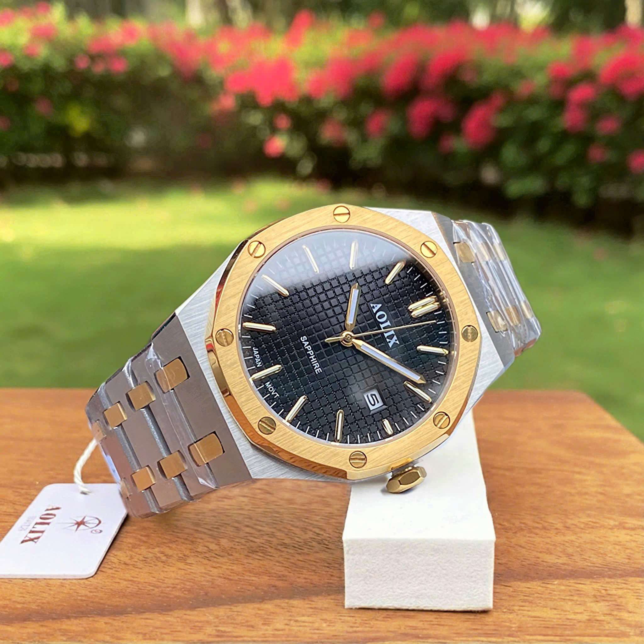 Đồng Hồ Nam Aolix AL9204G: Tiểu Audemars Piguet Của Giới Bình Dân