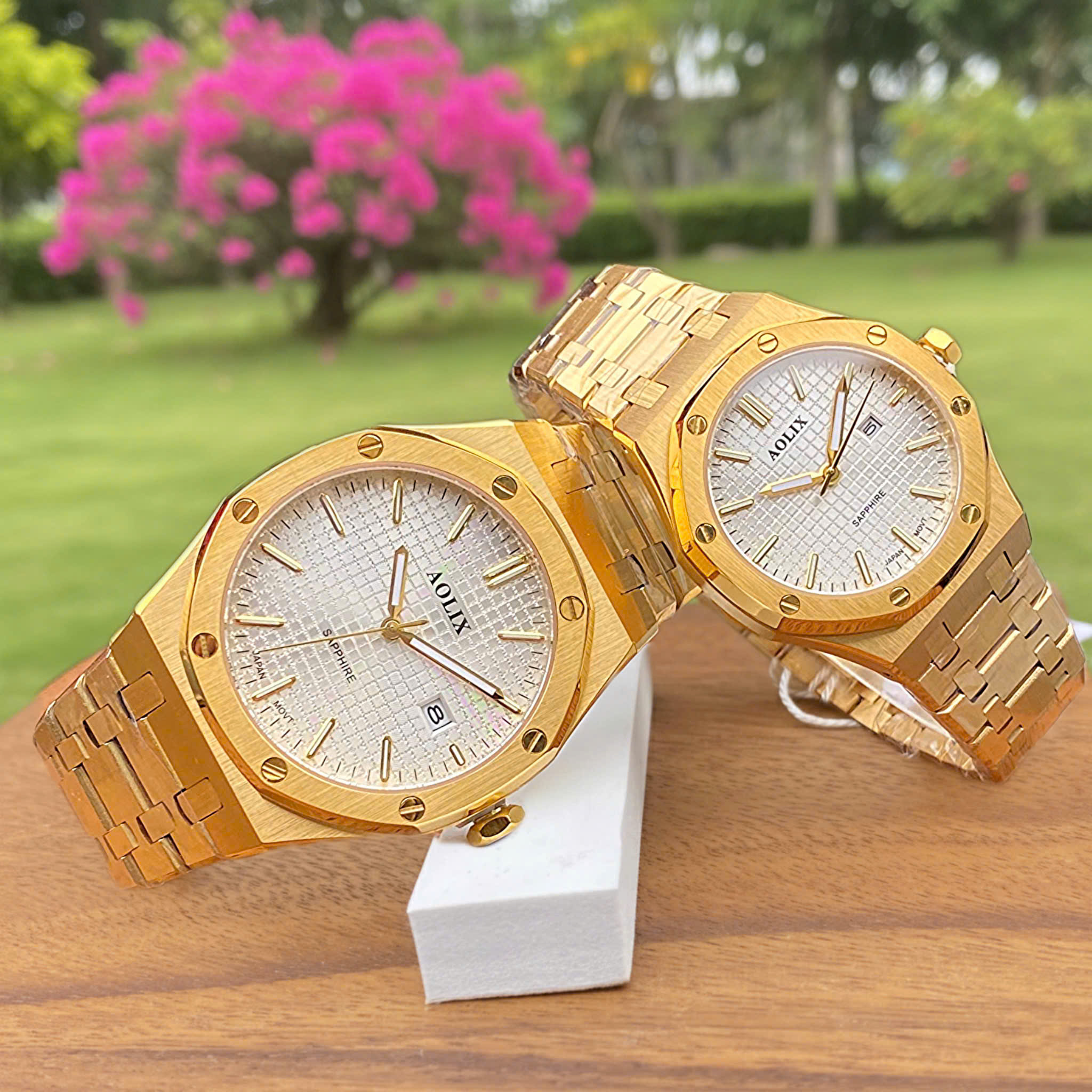Đồng Hồ Cặp Đôi Aolix AL9204G & AL9204lL : Biểu Tượng Tình Yêu Hoàng Gia