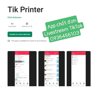 Máy in chốt đơn Livestream Tiktok Shop D200UL
