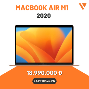 Laptop Apple MacBook Air M1 2020/ RAM 8GB/ SSD 256GB Full BOX Chính Hãng