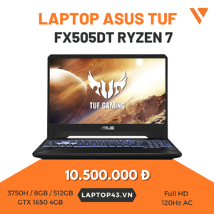 Asus Tuf FX505DT Ryzen 7 3750H / 8GB / 512GB / GTX 1650 4GB / FHD 120Hz AC