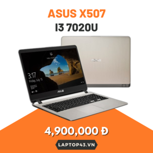 ASUS X507 i3 7020U - Ram 4G SSD 128G 15.6 FHD Full AC