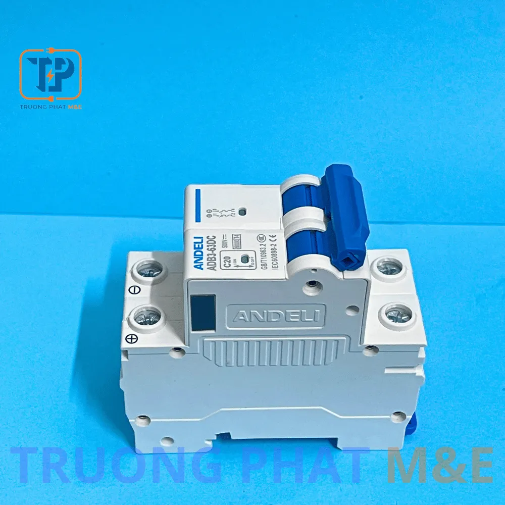 Át-tô-mát một chiều DC 20A ADB3-63DC Chính Hãng Ưu Đãi